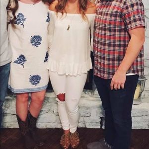 White jeans
